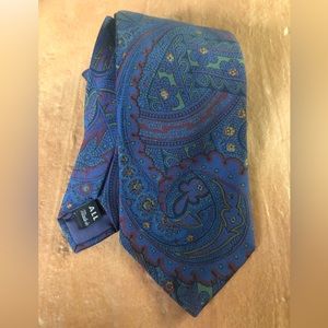 Vintage silk tie custom made